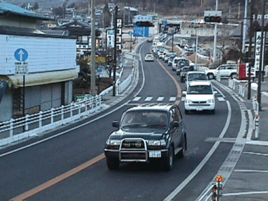 木曽路の渋滞1